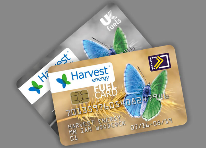 harvest energy fuel cards